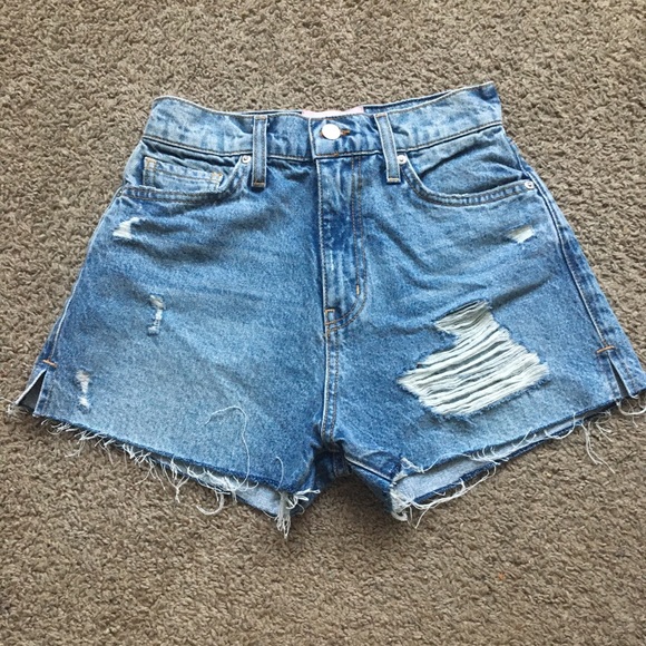 Revice Distressed Cutoff Denim Shorts - Size 27 - Picture 1 of 16